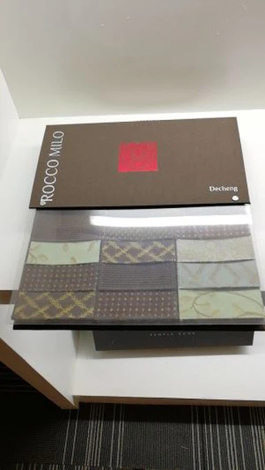 کتاب نمونه پارچه پرده ضد حریق